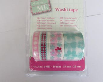 Set of 4 adhesive washi tape