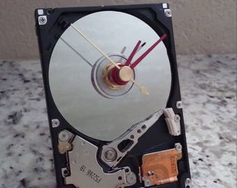 Laptop hard drive clock