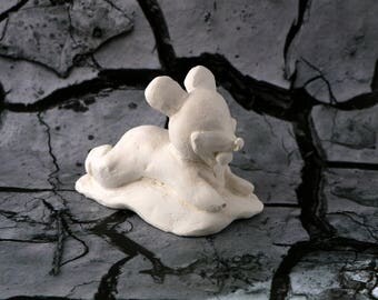 mickey version with pacifier baby figurine