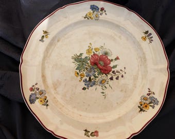 Grande assiette Villeroy & Boch modèle Fleurs des Champs