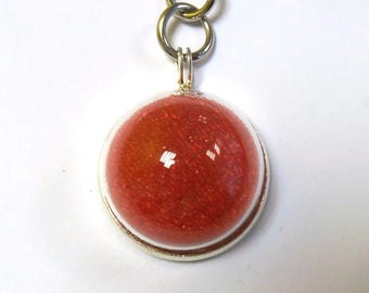 NECKLACE AND ITS HAND BLOWN GLASS PENDANT 20MM
