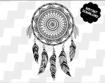 Dream catcher Svg, Dreamcatcher svg, Dreamcatcher clipart, Dreamcatcher vector, Dreamcatcher silhouette, Dreamcatcher png, svg, dxf, pdf,