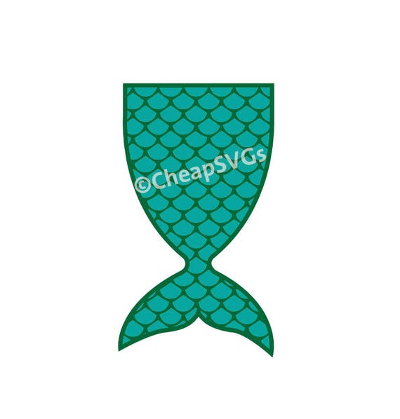 Download Mermaid Tail SVG and PNG for Flag Banner Cricut Sillouette Die