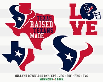 Houston Texans SVG, Cut Files, Digital Cutting File, Football Decal, Texans Logo, Layered Vector, dxf eps png jpg pdf, Winners_11