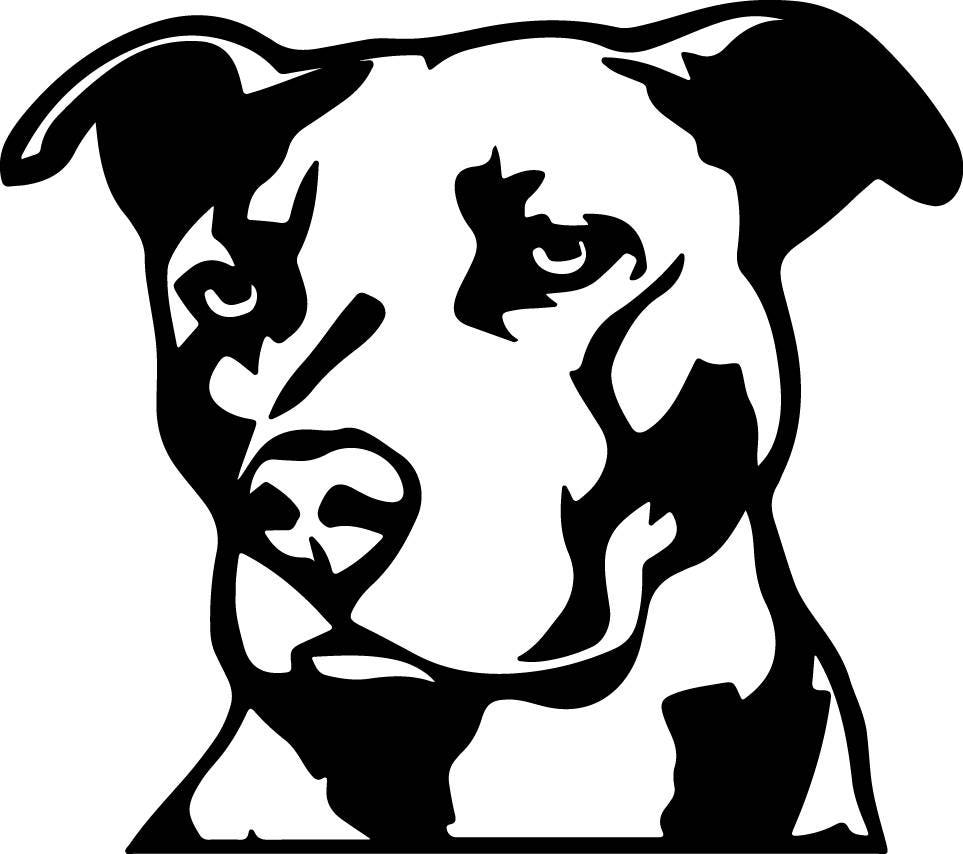 Download Pitbull dog svg - Pitbull dog vector - Pitbull dog digital ...