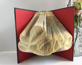 Love - Folded Paper Book Art