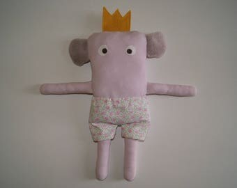 Plush pink "little buddy" - unique