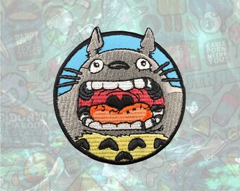 Totoro Patch Cartoon patch back patch hat patch bag patch sew on patch Iron on Patch
