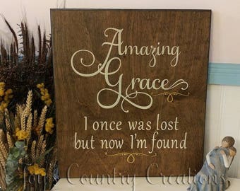 Amazing Grace Wall Decor amazing grace decor | etsy Amazing Grace Wall Decor amazing grace decor | etsy