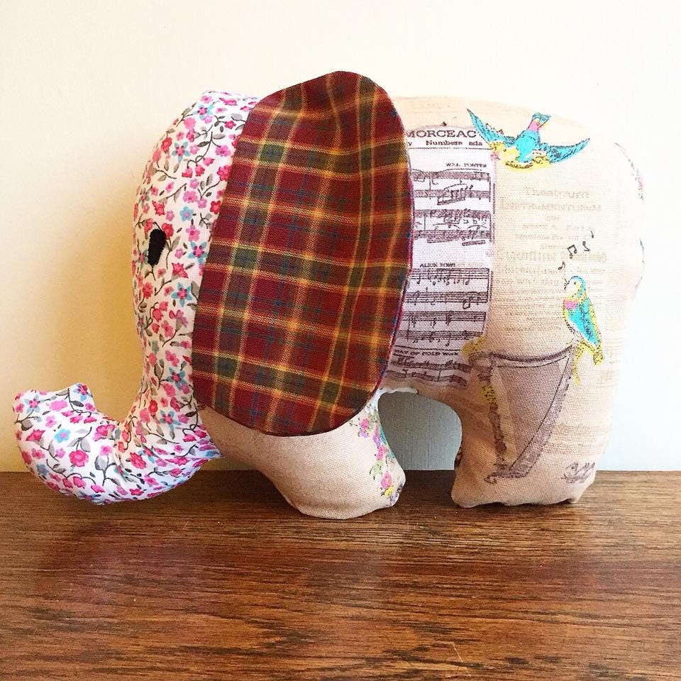 personalised teddy elephant