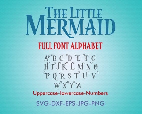 Free Free 76 Mermaid Font Svg Free SVG PNG EPS DXF File