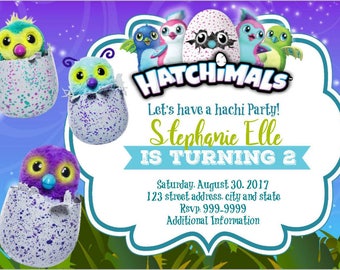 Hatchimal invitation | Etsy