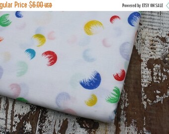 50% OFF- Eighties Rainbow Fabric- Semi Sheer-Eighties Geometric