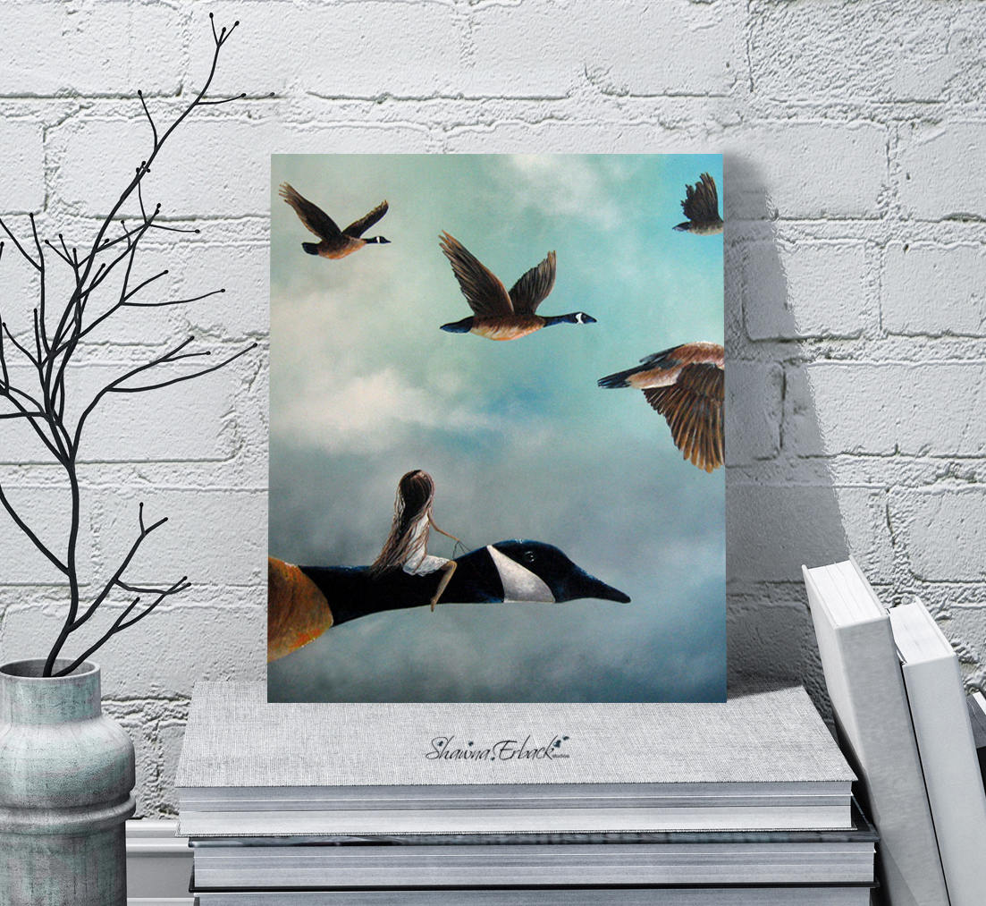 Canada Geese Art Print Full Color Prints LIMITED EDITION