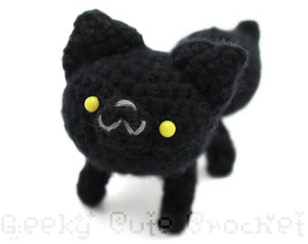 black wolf plush toy