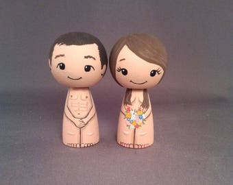 Nudist Wedding Cake Toppers Bare Naked Cake Toppers