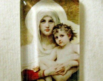 Madonna of the Roses pendant with chain - GP01-574