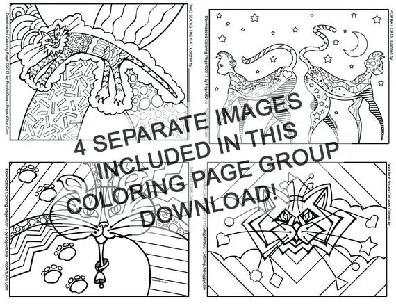 Cat Cats Cat Coloring Page Coloring Pages Coloring Book