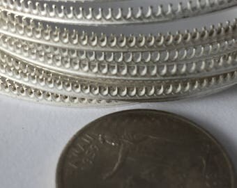 Silver gallery wire, decorative silver wire, bezel wire, 925 silver, sterling silver