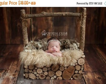 ON SALE Newborn Rhinestone headband, halo headband, Rhinestone headband, bling headband, newborn photography prop