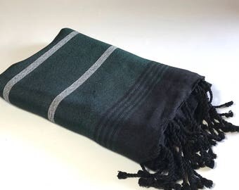 FREE SHIPPING, silk & bamboo towel, luxurious, throws, turkish bath towel, beach towel, lightweight, shimmery, peshtemal, soft, tablecloth