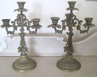 Rococo candlesticks | Etsy