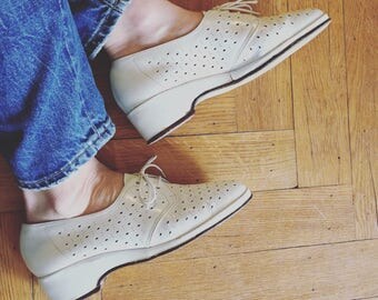 50s white shoes