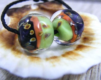 Handmade Lampwork Beads - Earring Pairs ~ Pesha ~Southwest-Boho-Earring Pairs