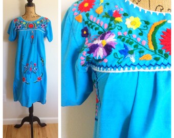 Incredible Holy Grail Rare 70s Mexican Khaki Green Lace Panelled Maxi Dress