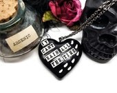 The Crow Movie Inspired It Cant Rain All The Time Necklace