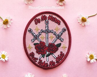 Moon Goddess Market Original Do No Harm But Take No Sh*t Patch! 3" Iron on patch
