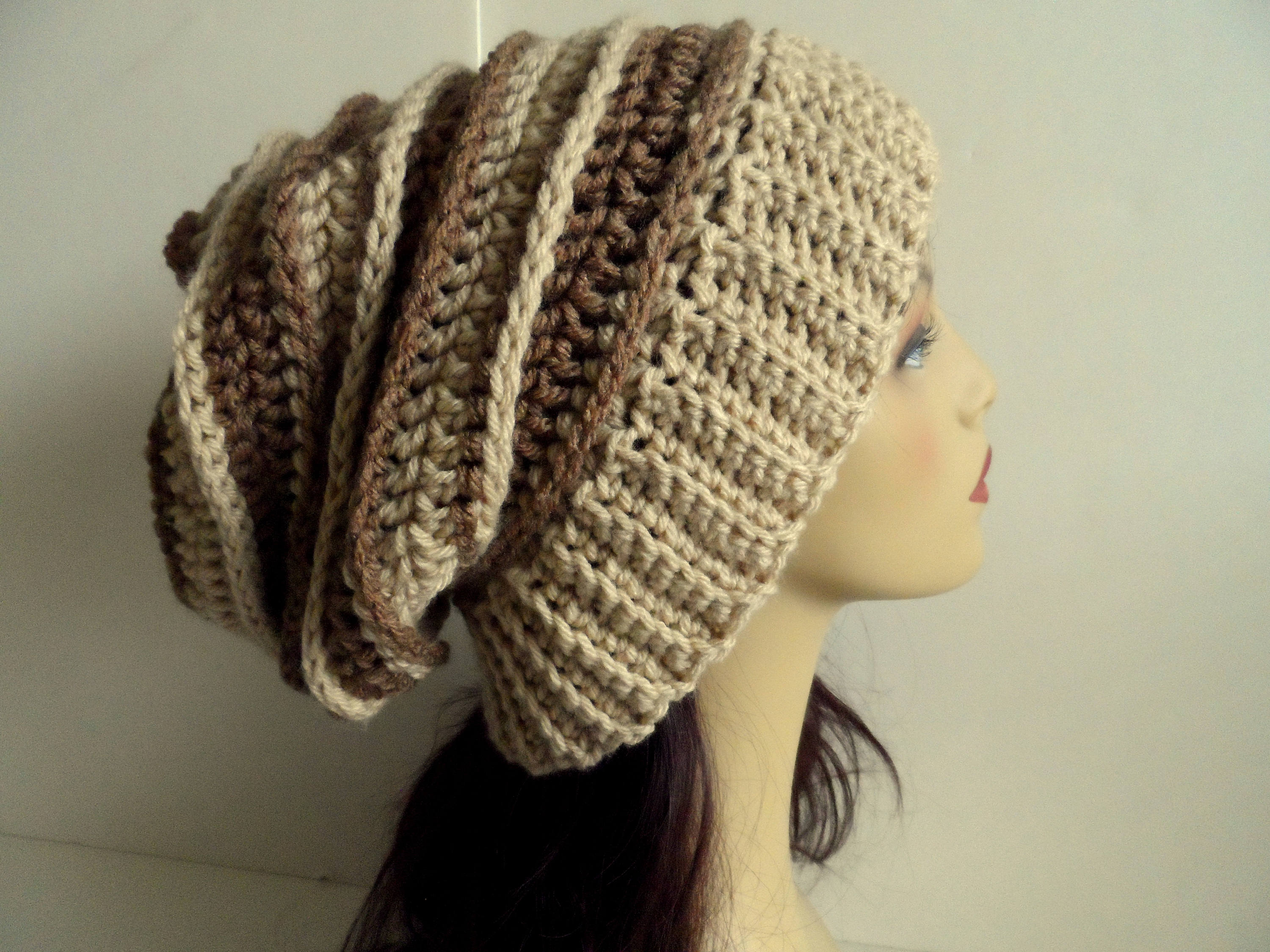 Slouchy beanie loose fit beanie crochet slouch hat urban