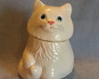 Cookie Jar - Treat Jar - Cat Theme