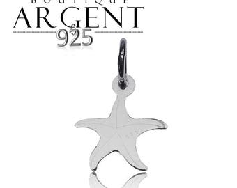 15.9 X 11.9 mm 925 Silver Pendant with starfish