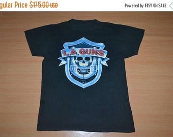 ON SALE 20% Vintage 1988 LA Guns No Mercy Tour Concert promo 80s very rare Guns N Roses T-shirt