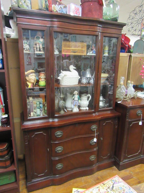 Mahogany China Cabinet