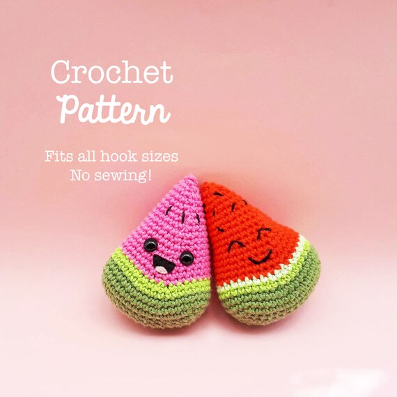 Ms.Toosh's Watermelon Baby Rattle Amigurumi Crochet