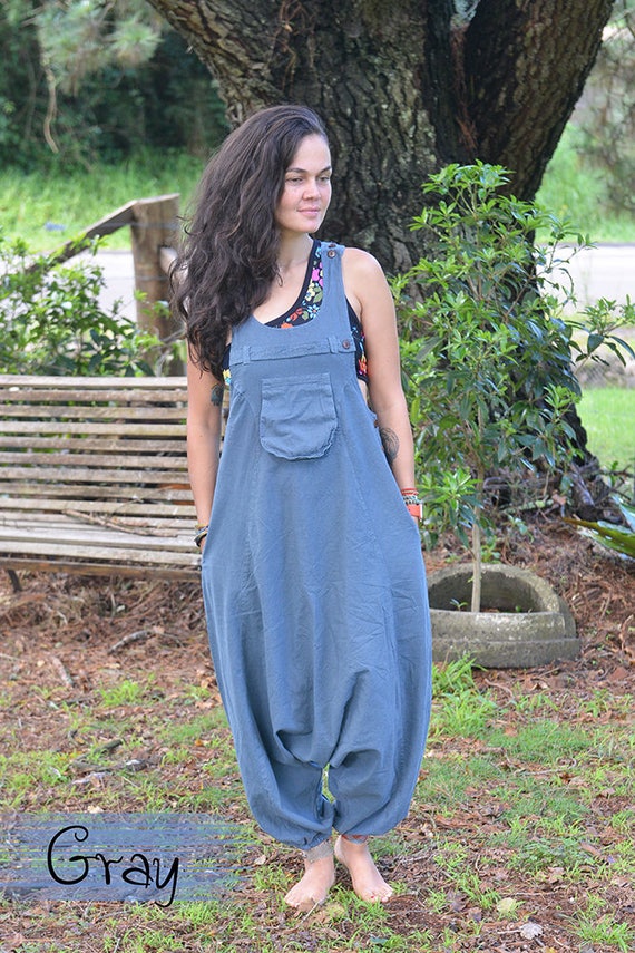 Funky Unisex Overalls Pure Cotton Overalls Loose Fitting