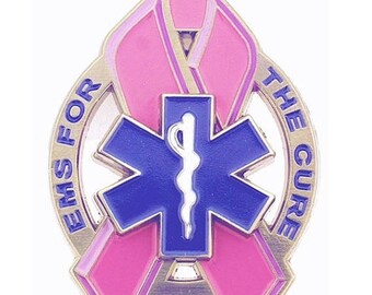 15% OFF SALE EMS For the Cure Pink Ribbon Star of Life Lapel Pin Sku: Pi238