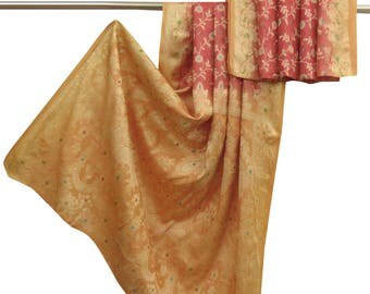 Vintage Saree Indian Sari Pure Silk Used Saree by VintageHaat
