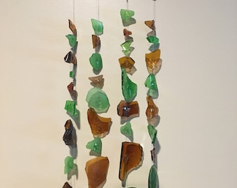 Chagrin river glass wind chime and sun catcher