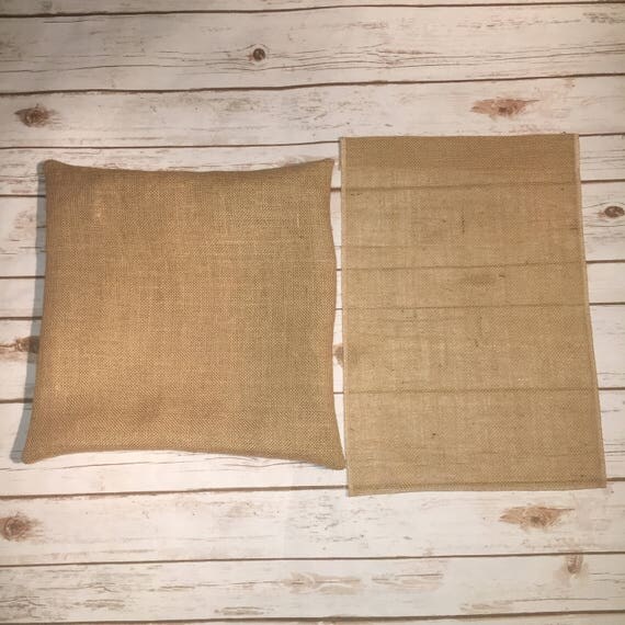 Blank burlap pillow and garden flag / HTV blanks / DIY garden