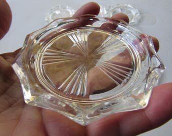 Vintage Glass Coasters Set of 11