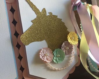 Unicorn Banner, Unicorn Birthday Banner
