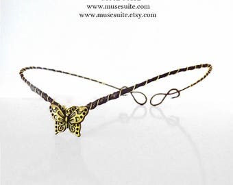 Butterfly Tiara - Butterfly Crown - Butterflies Diadem - Fairy Crown - Faery Tiara - Fae Diadem.