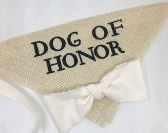Custom Bow Color Dog Wedding Bandana Engagement Photos Save the Date Cards Dog of Honor Collar Ivory Fabric Bow Tie Proposal Wedding Accesso