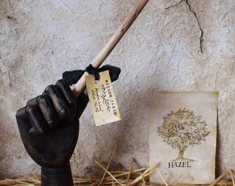 HAZEL Genuine Wood Wands - (Harry Potter, Wicca, Witch, Pagan, Druid) - CHOICES AVAILABLE