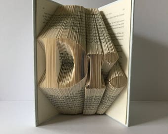 Folded Book Art Doctor Retirement Gifts Dr. Birthday Personalized Lobby Decor Unique Bookend MD Graduation Origami Doc PhD Graduate Friend