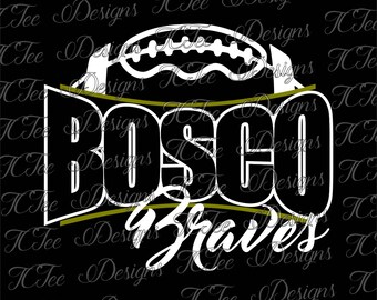 Bosco Football Mom - Custom SVG Design Download - Vector Cut File