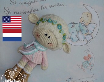 Crochet Spring Sheep - PDF pattern